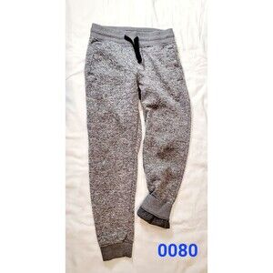 Boys Heathered Gray Joggers, Size small (8) - 0080